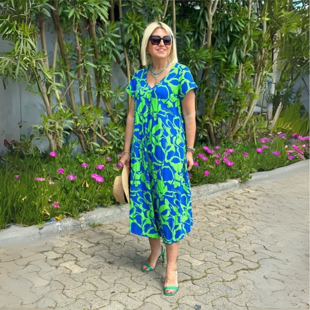 Kiara™|Elegant Floral Dress