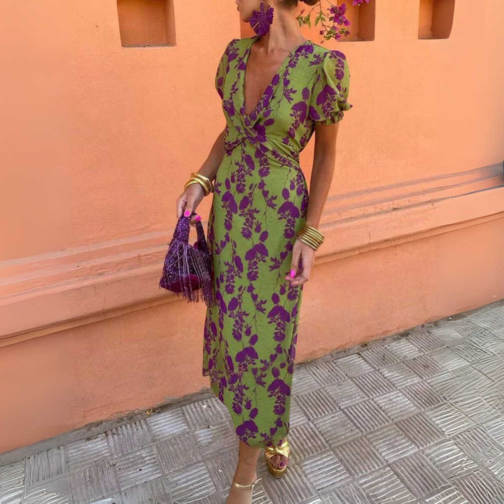 Ella|Beautiful printed women's dress