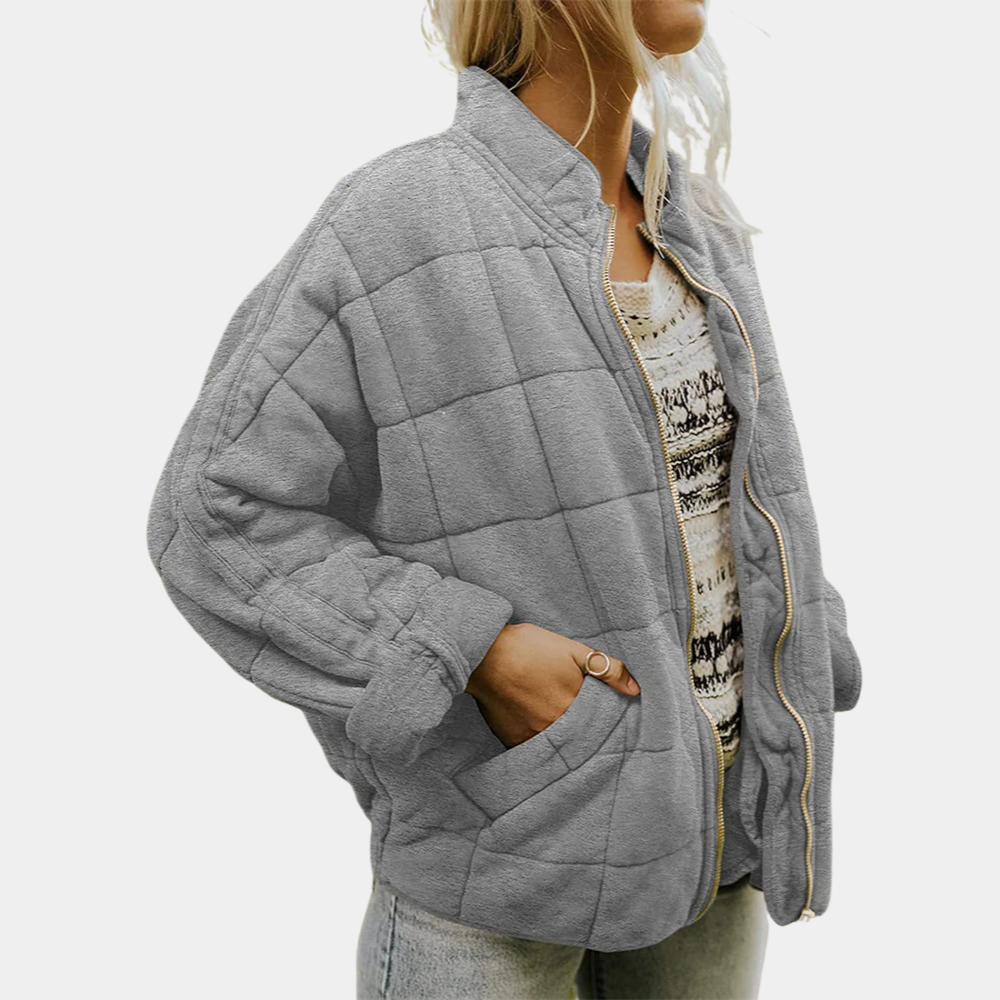 Grace™|Oversized quilted jacket