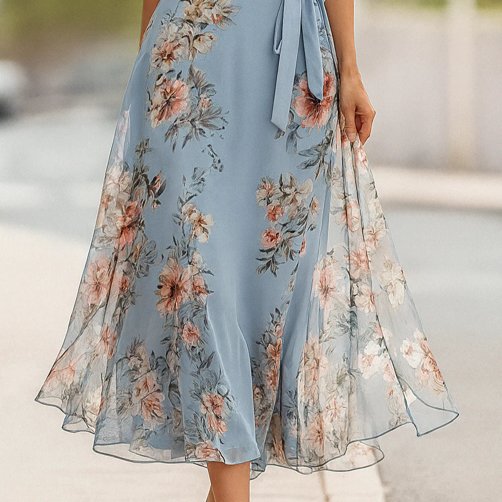 Amara™|Floral Midi Dress