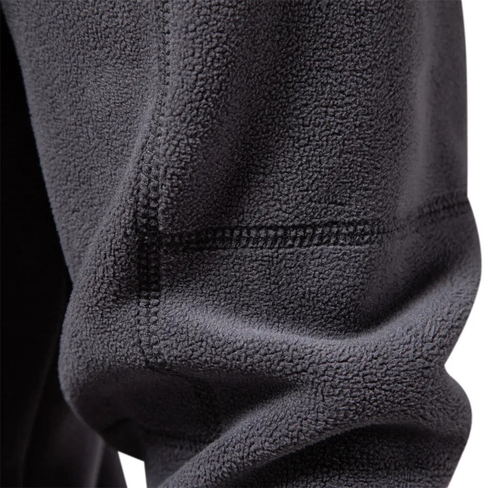 Thomas™|Quarter zip fleece sweater