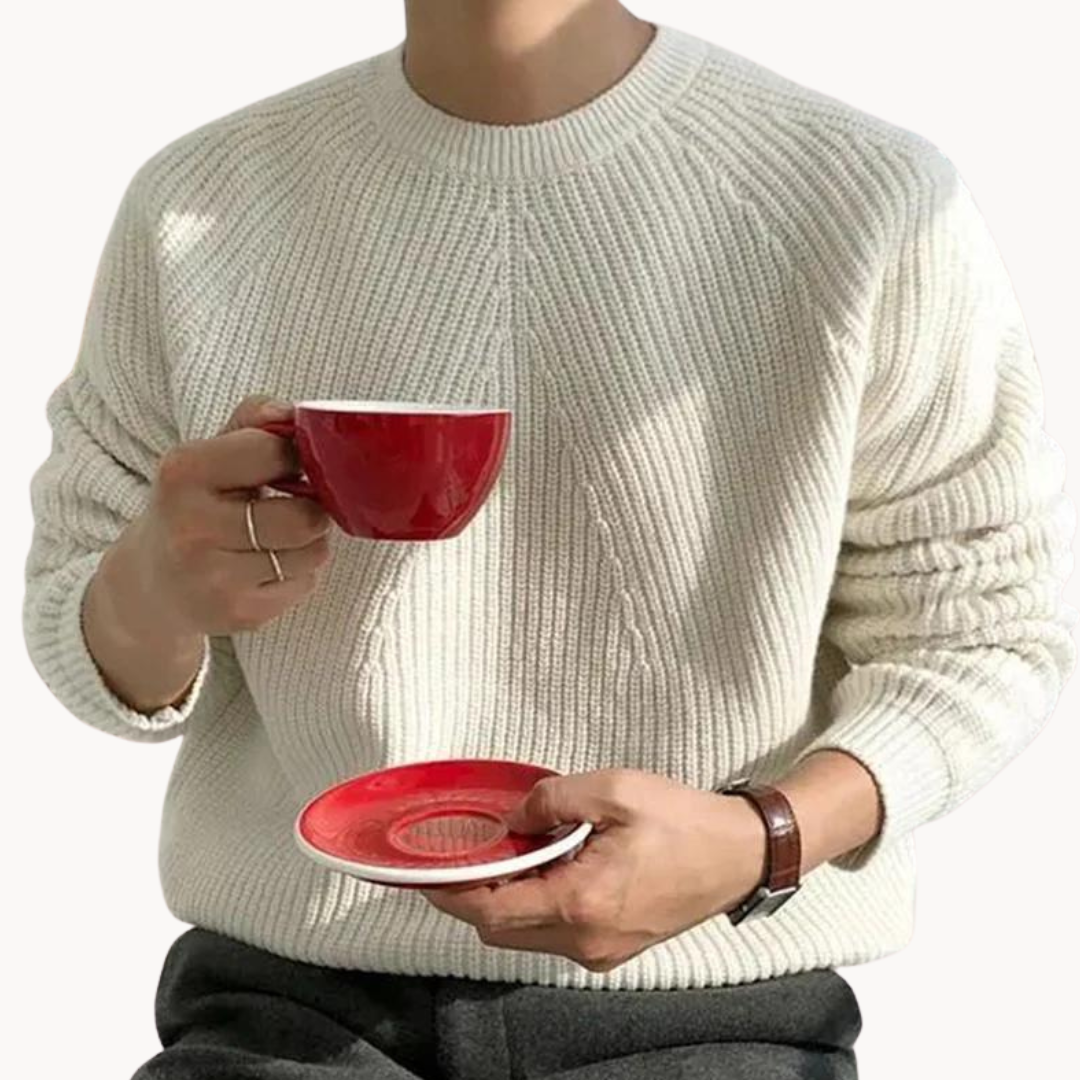 James™|Ridge knit sweater