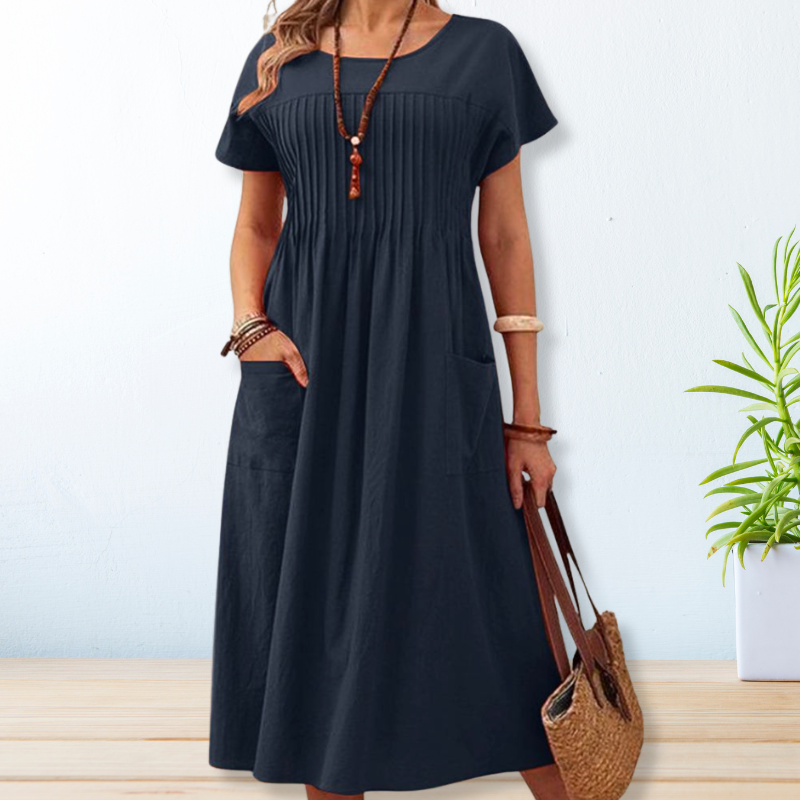 Emilia™|Relaxed-fit day dress