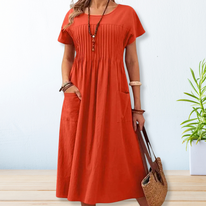 Emilia™|Relaxed-fit day dress