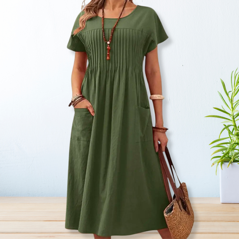 Emilia™|Relaxed-fit day dress
