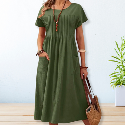 Emilia™|Relaxed-fit day dress