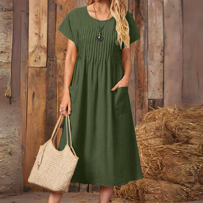 Emilia™|Relaxed-fit day dress
