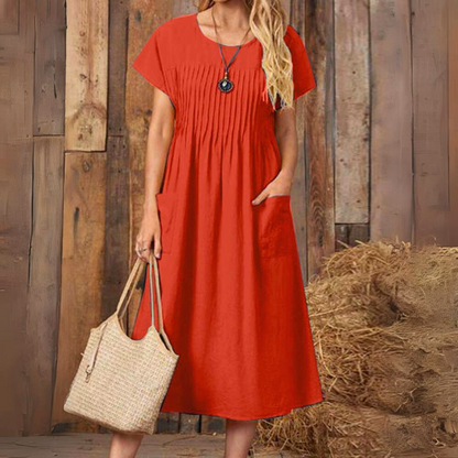 Emilia™|Relaxed-fit day dress