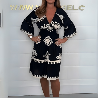 Mackenzie™|Flattering Knee Length Dress