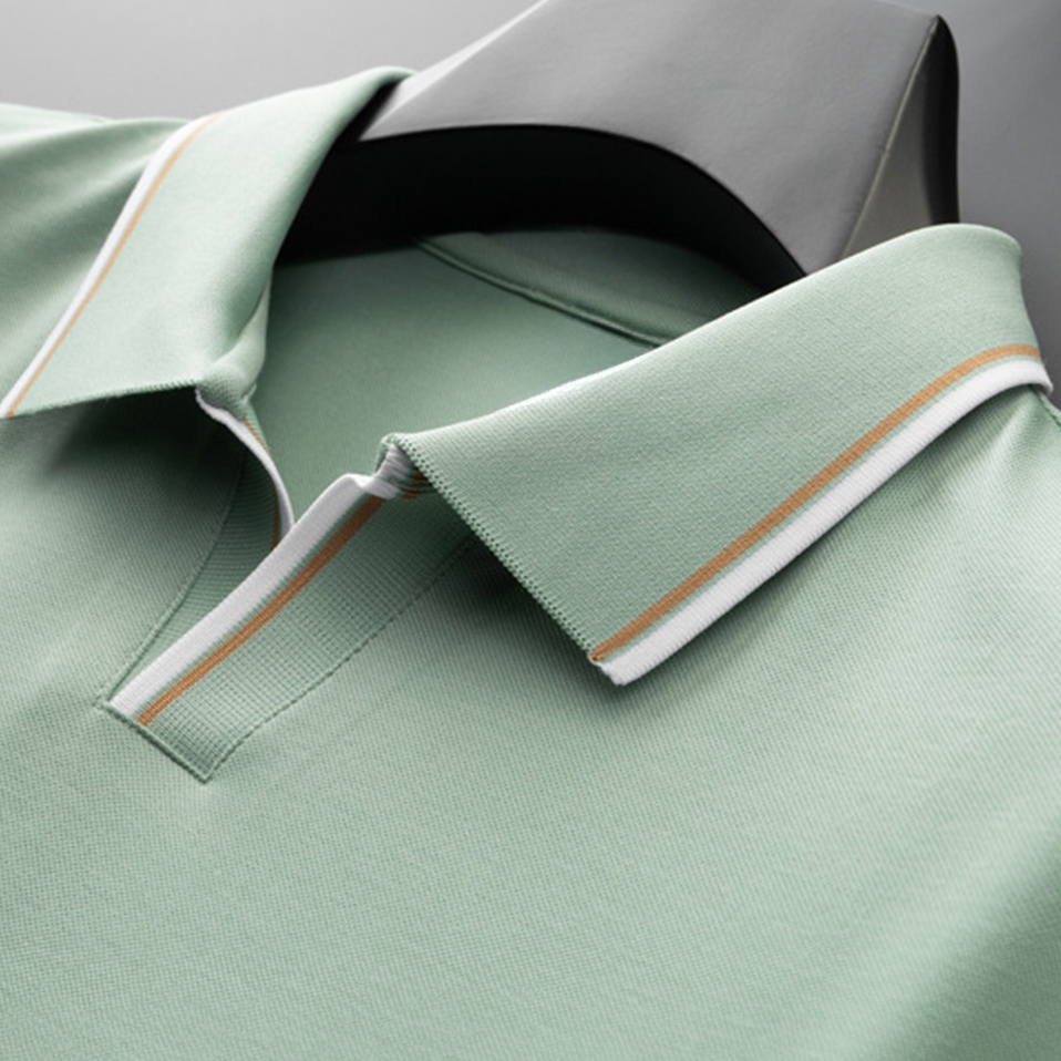 Leo™|Silk buttonless porto polo