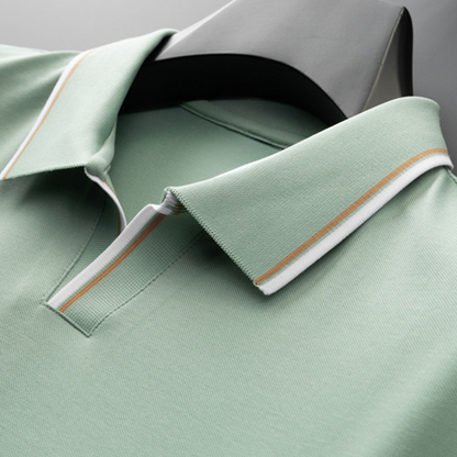 Leo™|Silk buttonless porto polo
