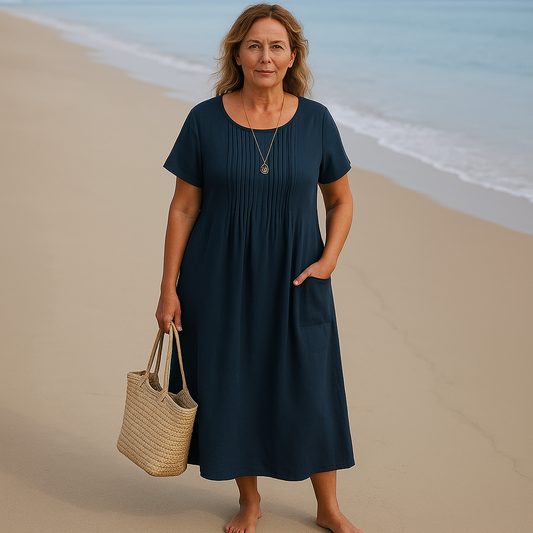 Emilia™|Relaxed-fit day dress
