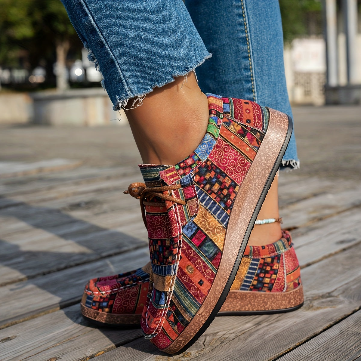 Pipa|Colorful Retro Shoes