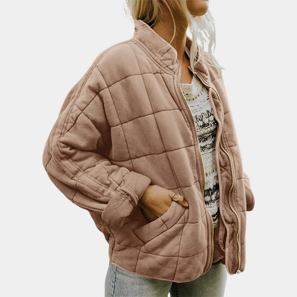 Grace™|Oversized quilted jacket