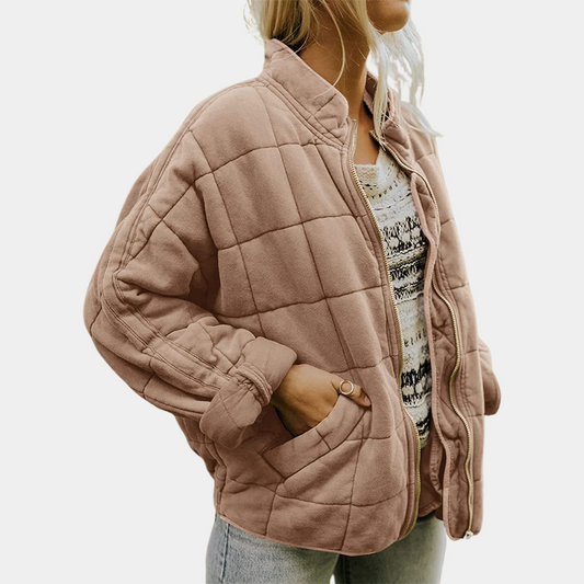 Grace™|Oversized quilted jacket