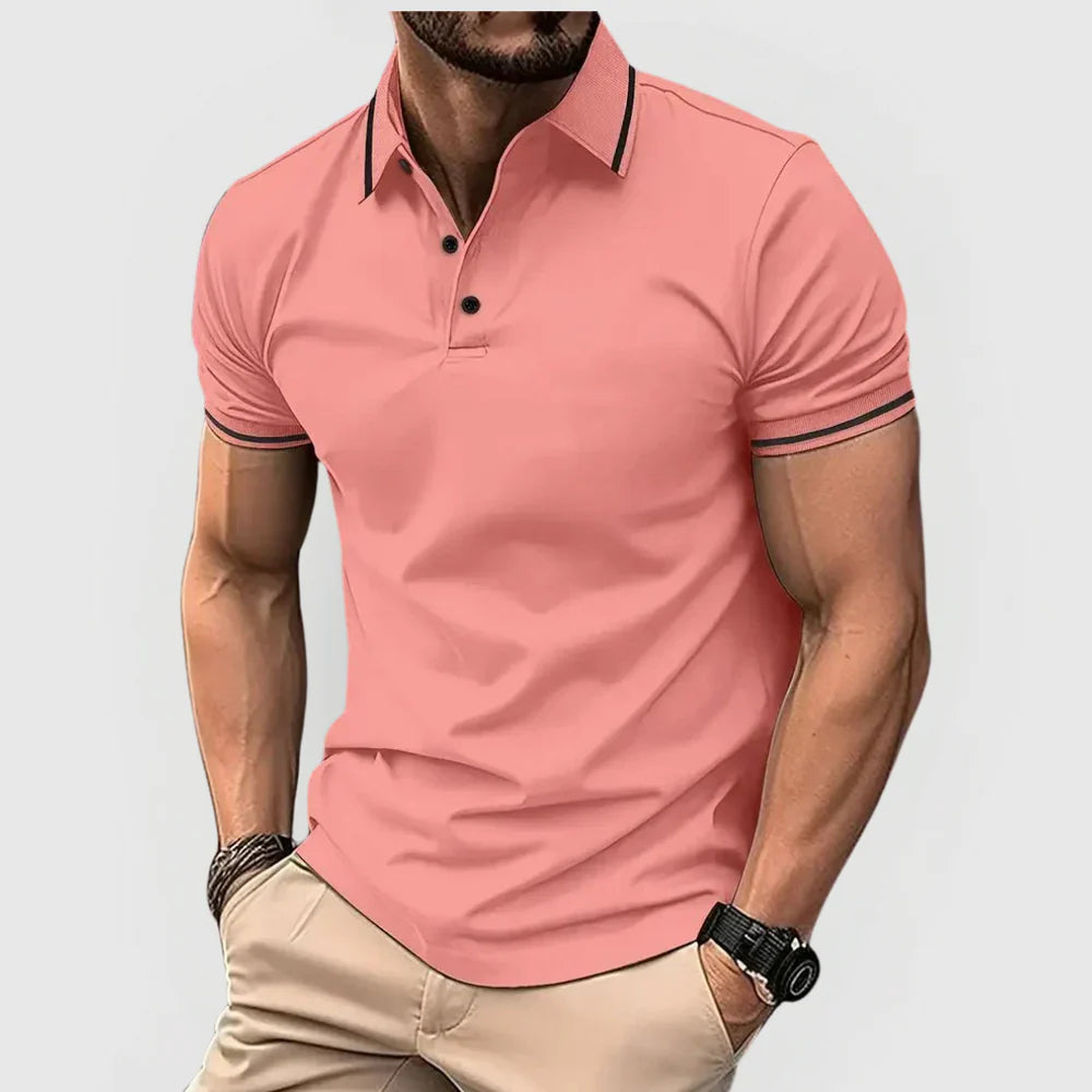Zev™|Polo Shirt With Collar