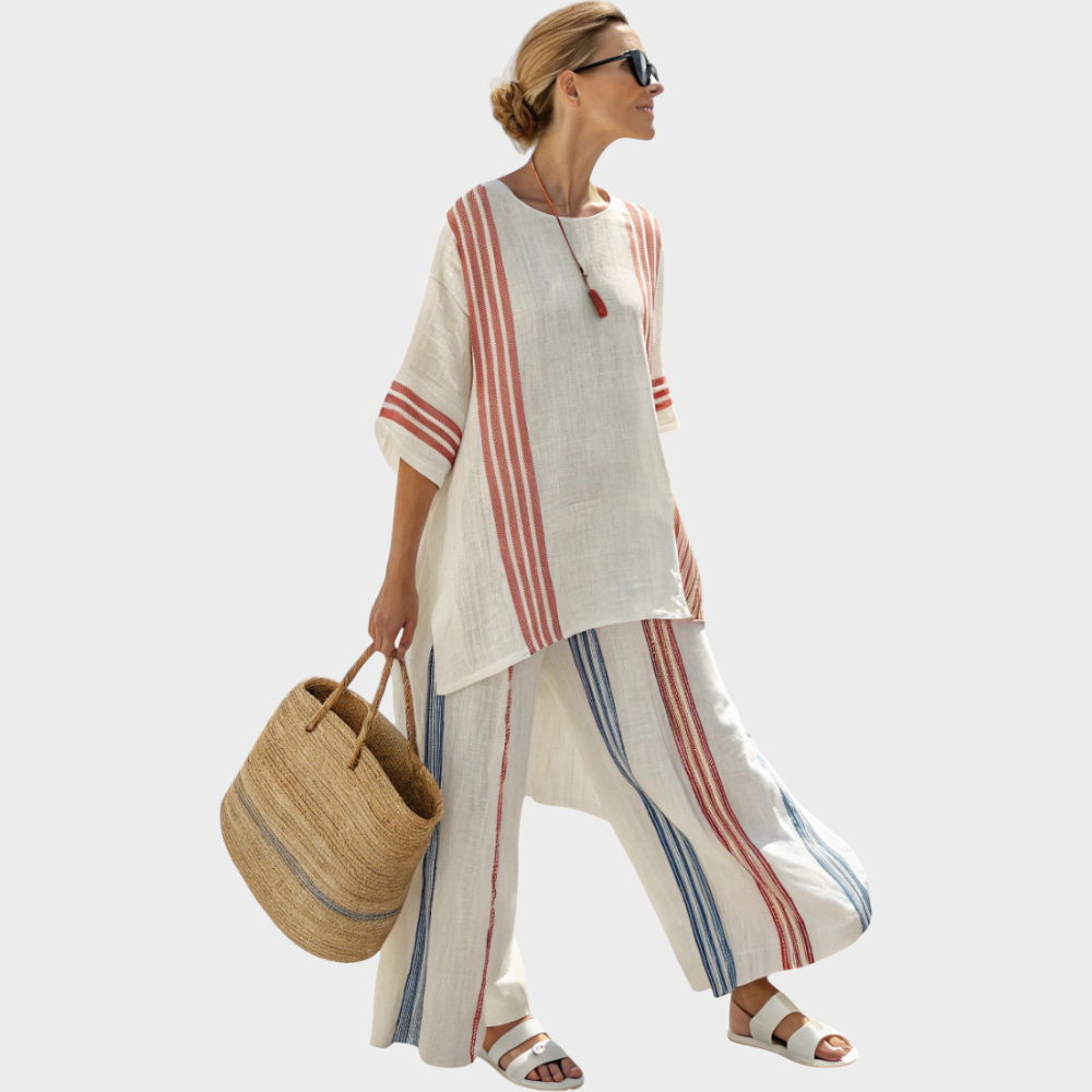 Blair™|Ethnic Bamboo Linen Set