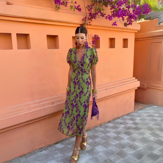 Ella|Beautiful printed women's dress