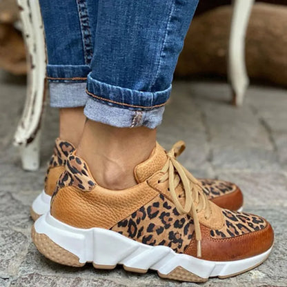Gracie™|Comfortable Leopard Sneakers
