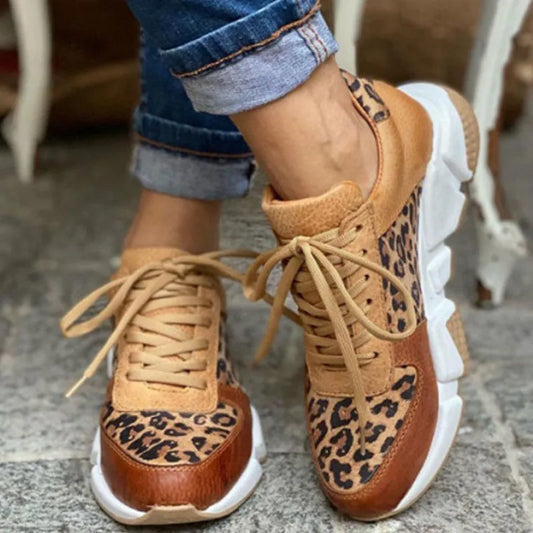 Gracie™|Comfortable Leopard Sneakers