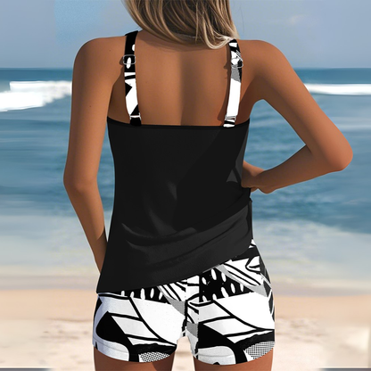 Maya™|Swimsuit Tank Top with Boxer Set