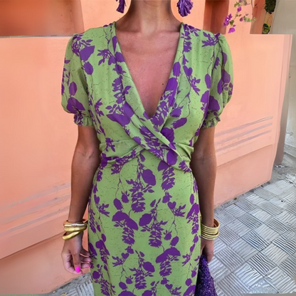 Ella|Beautiful printed women's dress