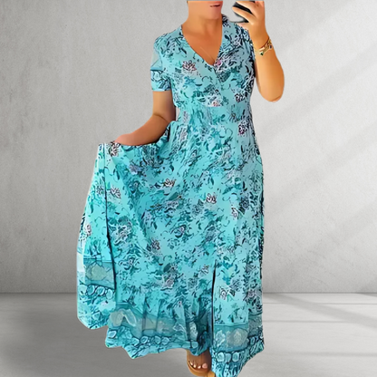 Greta™|V-Neck Dress