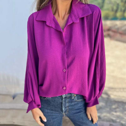 Evie™|Elegant Button up blouse