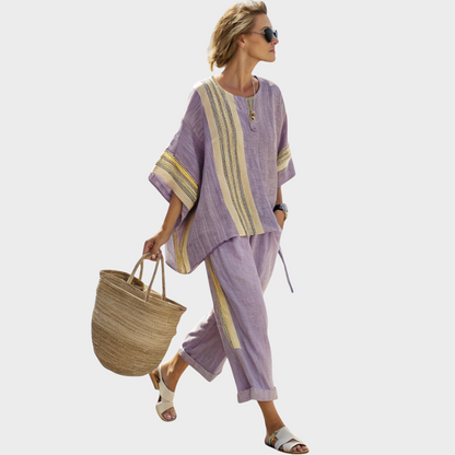 Blair™|Ethnic Bamboo Linen Set