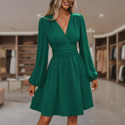 April™|Flattering Floral Dress