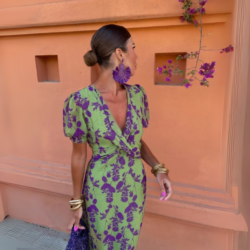 Ella|Beautiful printed women's dress