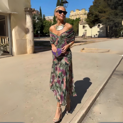Eloise™|Elegant V-neck Maxi Dress