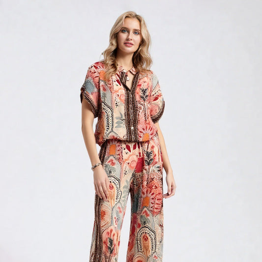 Elsie™|Printed Two-Piece Set