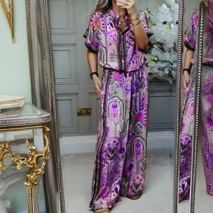 Elsie™|Printed Two-Piece Set