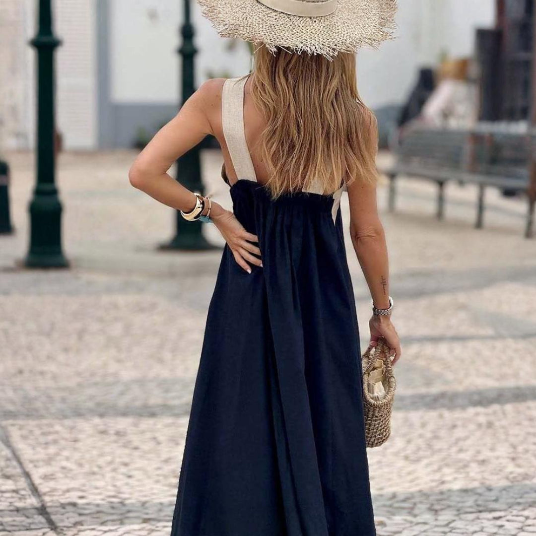 Demi™|Elegant Open-Back Dress
