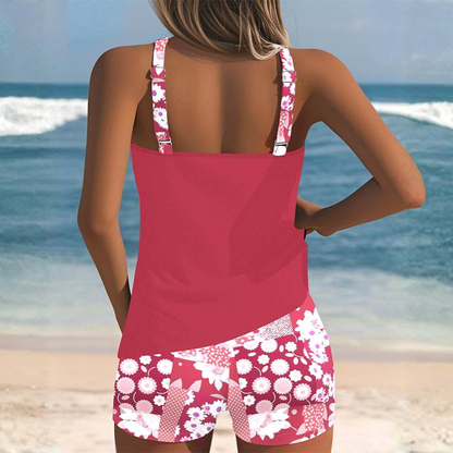 Lumi™|Swimsuit Top with Printed Boxer Set