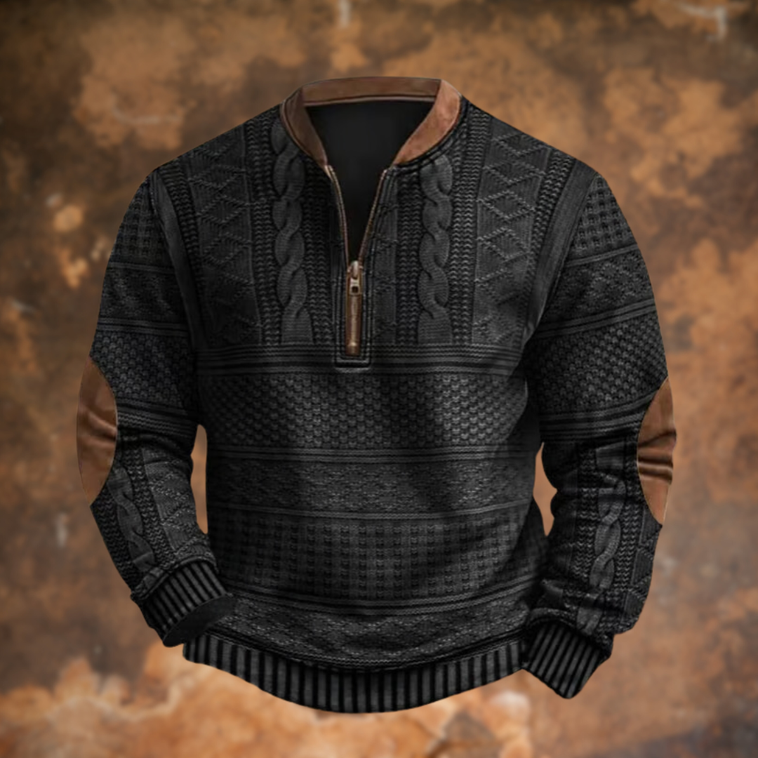 Joseph™|Vintage zip-up sweatshirt for men