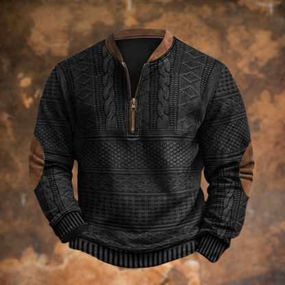 Joseph™|Vintage zip-up sweatshirt for men