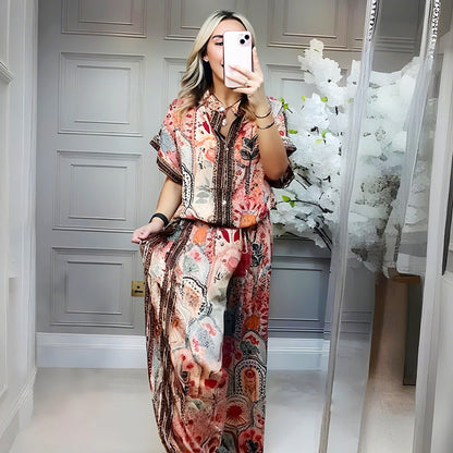 Elsie™|Printed Two-Piece Set