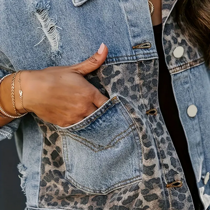 Violet™|Trendy leopard-print jacket