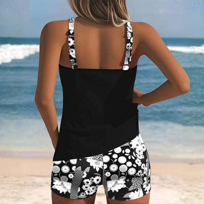 Lumi™|Swimsuit Top with Printed Boxer Set