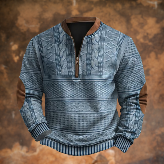 Joseph™|Vintage zip-up sweatshirt for men