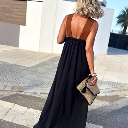 Demi™|Elegant Open-Back Dress