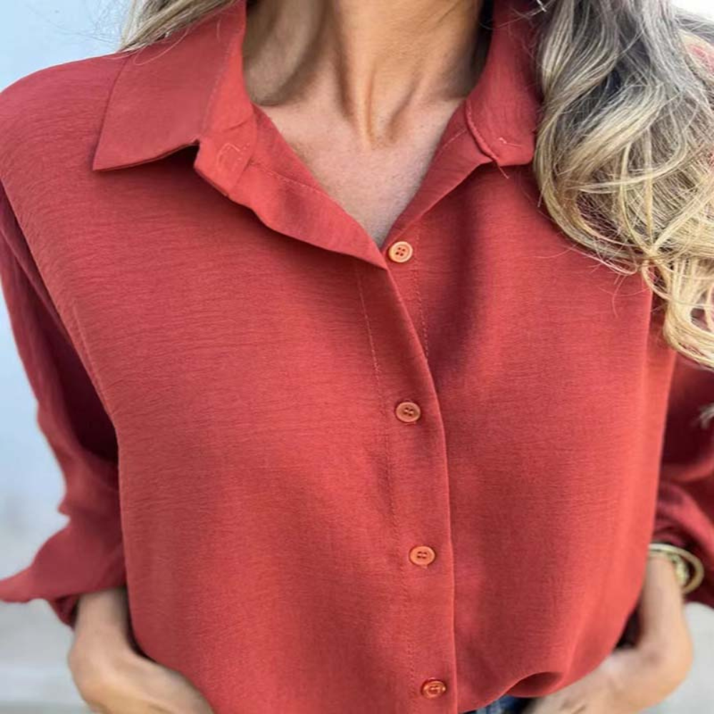 Evie™|Elegant Button up blouse