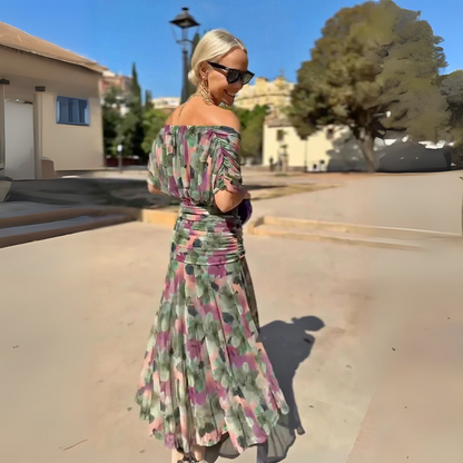 Eloise™|Elegant V-neck Maxi Dress