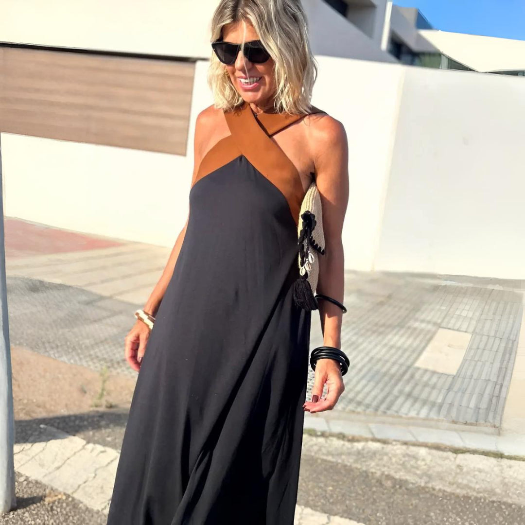Demi™|Elegant Open-Back Dress