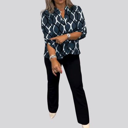 Carol™|Blouse with Graphic Print
