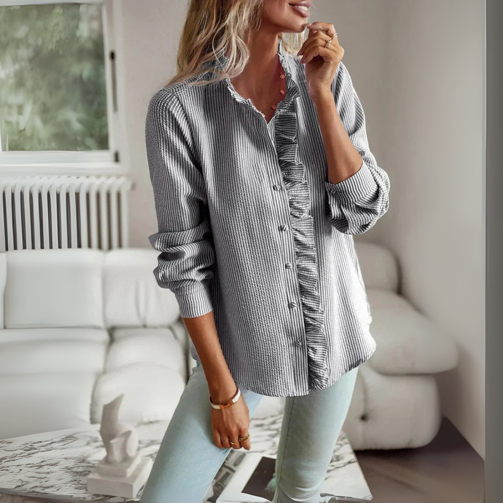Livia™|Elegant Women's Shirt