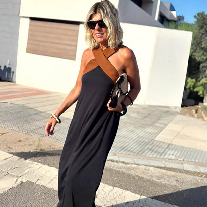 Demi™|Elegant Open-Back Dress