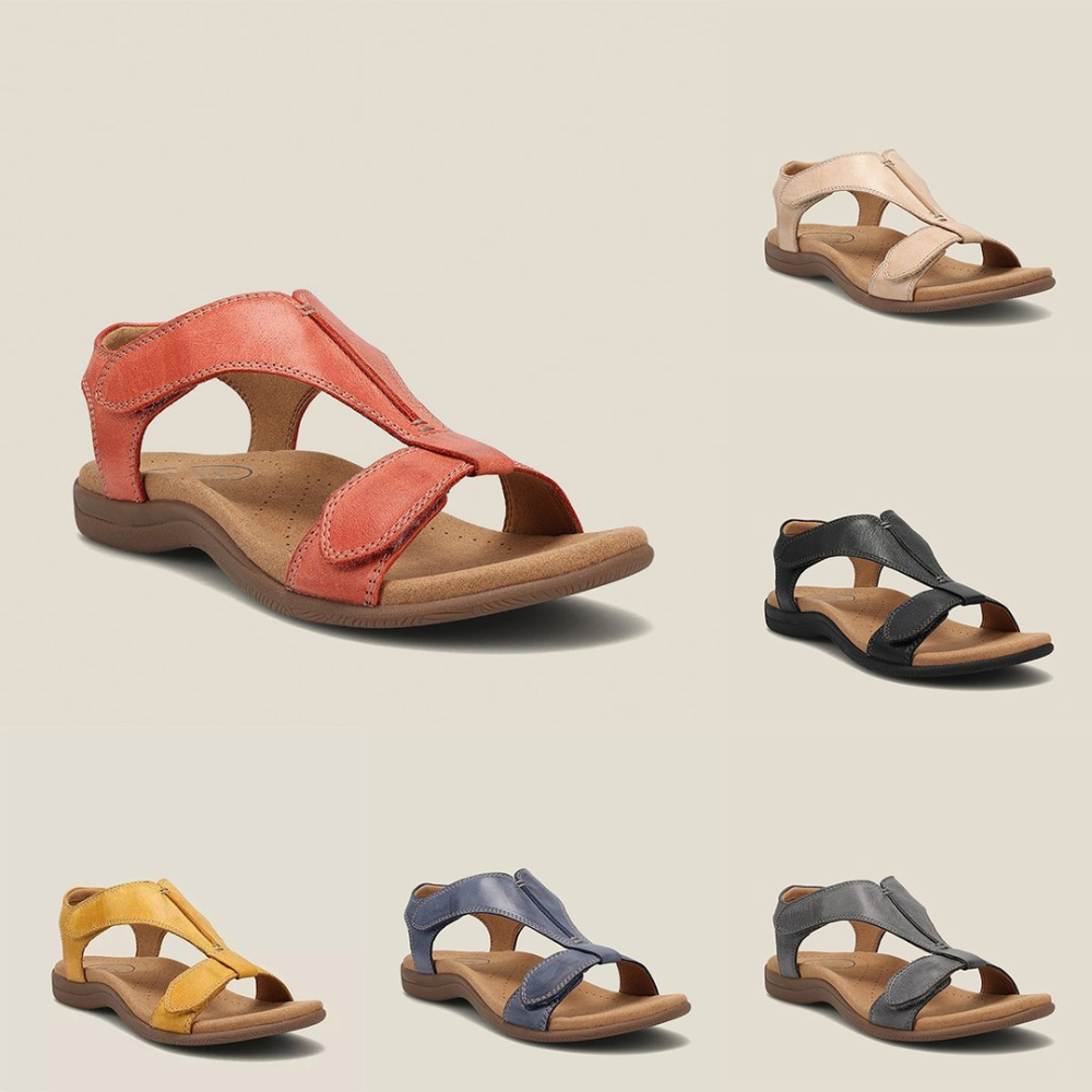 Eden™|Casual leather orthopedic sandals